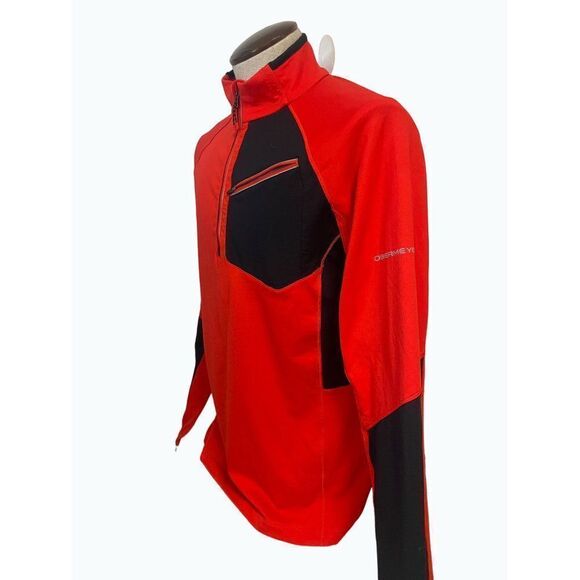 OBERMEYER Men's Flight Sport 75WT Zip Top Red size Medium - Picture 2 of 6